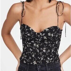 Reformation Liza Top Black